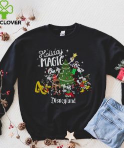 Santa Mickey And Friends Holiday Magic Christmas T hoodie, sweater, longsleeve, shirt v-neck, t-shirt, Disney Christmas Family Shirt