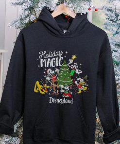 Santa Mickey And Friends Holiday Magic Christmas T hoodie, sweater, longsleeve, shirt v-neck, t-shirt, Disney Christmas Family Shirt