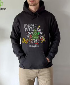 Santa Mickey And Friends Holiday Magic Christmas T hoodie, sweater, longsleeve, shirt v-neck, t-shirt, Disney Christmas Family Shirt