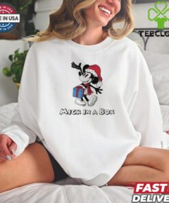 Santa Mickey Mouse Mick in a box shirt 1 Santa Mickey Mouse Mick in a box shirt