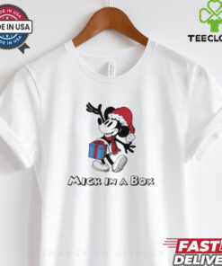 Santa Mickey Mouse Mick in a box shirt 2 Santa Mickey Mouse Mick in a box shirt