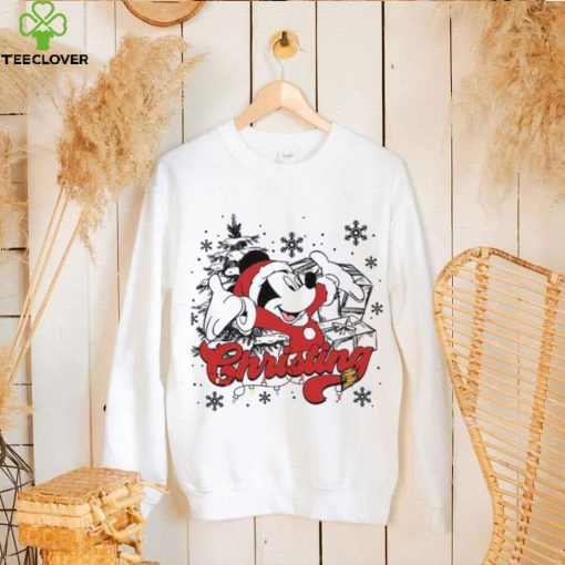 Santa Mickey Shirt, Mickey Mouse Christmas Shirts