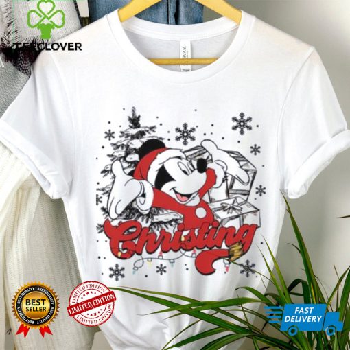 Santa Mickey Shirt, Mickey Mouse Christmas Shirts