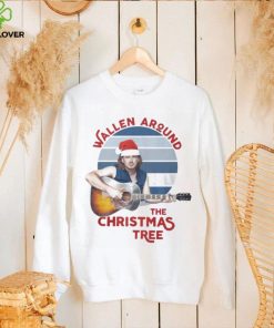 Santa Morgan Wallen Around The Christmas Tree Vintage hoodie, sweater, longsleeve, shirt v-neck, t-shirt