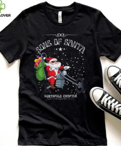 Santa Motorcycle Sons Of Santa Funny Christmas 2023 Shirt