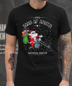 Santa Motorcycle Sons Of Santa Funny Christmas 2023 Shirt