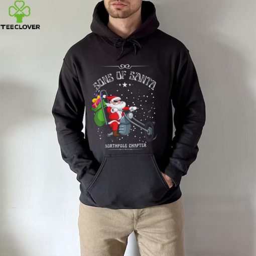 Santa Motorcycle Sons Of Santa Funny Christmas 2023 Shirt