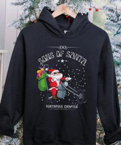 Santa Motorcycle Sons Of Santa Funny Christmas 2023 Shirt