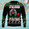 Grinch’s Jolly Mood Ugly Christmas Sweater for a Unique Xmas Party Look