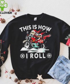 Santa On Motorcycle This Is How I Roll Cool Christmas Sweathoodie, sweater, longsleeve, shirt v-neck, t-shirt