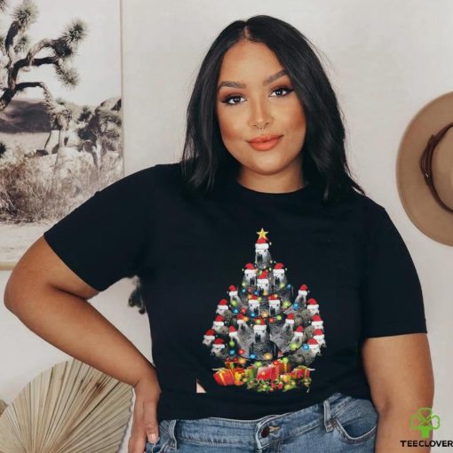 Santa Parrot Light Up Xmas Shirt