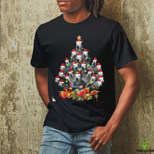 Santa Parrot Light Up Xmas Shirt