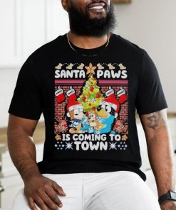 Santa Paws Bluey T Shirt