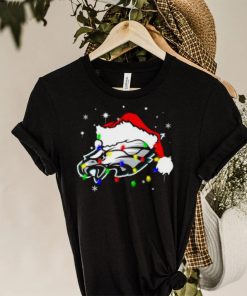 Santa Philadelphia Eagles Logo Lights Christmas shirt