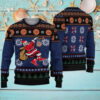 Jared Goff Dan Campbell Ugly Christmas Sweater, Step Brothers Football Sweater
