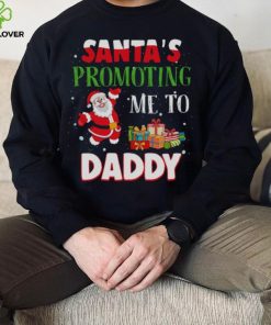 Santa Promoting Me To Daddy design deals Shirt