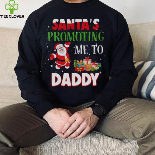 Santa Promoting Me To Daddy design deals Shirt