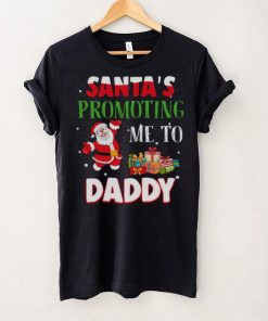 Santa Promoting Me To Daddy design deals Shirt