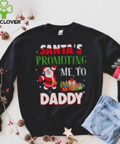 Santa Promoting Me To Daddy design deals Shirt