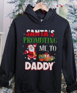 Santa Promoting Me To Daddy design deals Shirt