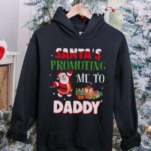 Santa Promoting Me To Daddy design deals Shirt
