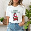 Santa riding horse shirt