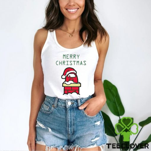 Santa Red Among Us Merry Christmas shirt