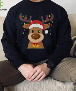 Santa Reindeer Xmas T shirt, Rudolph Christmas Shirts