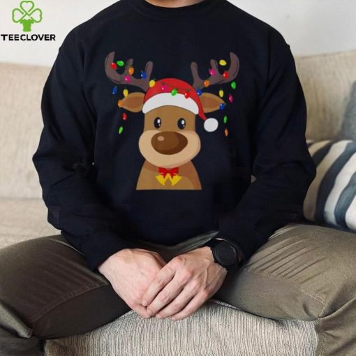 Santa Reindeer Xmas T shirt, Rudolph Christmas Shirts