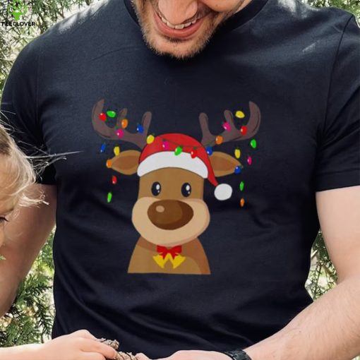 Santa Reindeer Xmas T shirt, Rudolph Christmas Shirts