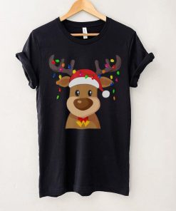 Santa Reindeer Xmas T shirt, Rudolph Christmas Shirts