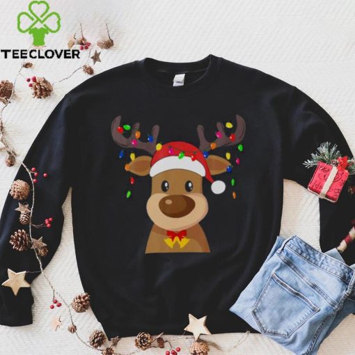 Santa Reindeer Xmas T shirt, Rudolph Christmas Shirts