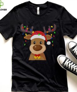 Santa Reindeer Xmas T shirt, Rudolph Christmas Shirts