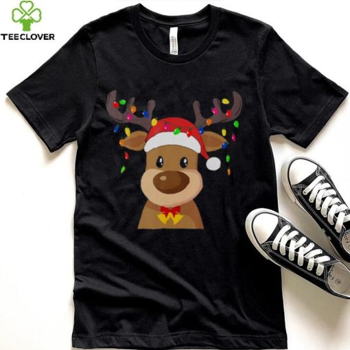 Santa Reindeer Xmas T shirt, Rudolph Christmas Shirts