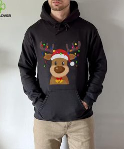 Santa Reindeer Xmas T shirt, Rudolph Christmas Shirts
