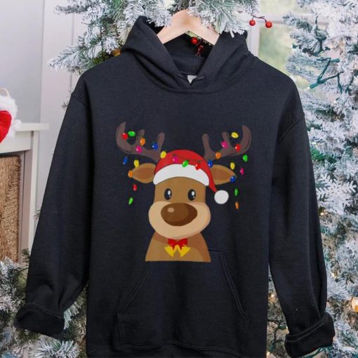 Santa Reindeer Xmas T shirt, Rudolph Christmas Shirts