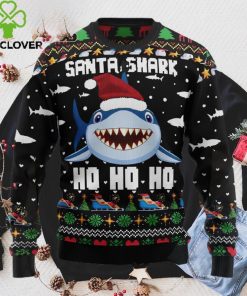 Santa Shark Ho Ho Ho Ugly Christmas Sweater Sweatshirt