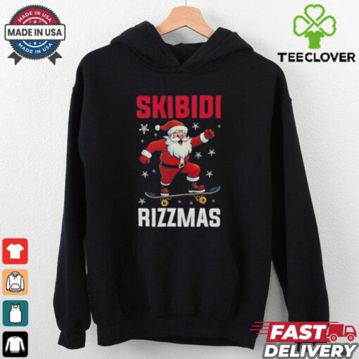 Santa Skibidi rizzmas Christmas shirt