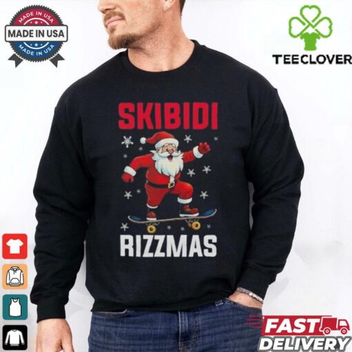 Santa Skibidi rizzmas Christmas shirt