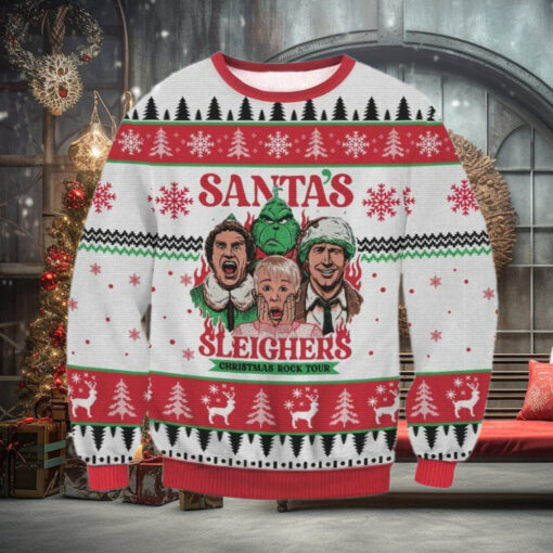 Santa Sleighers Ugly Sweater