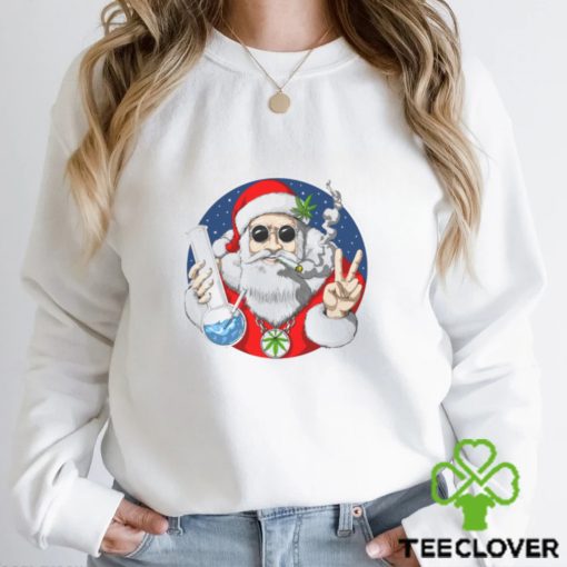 Santa Smoking Weed hoodie, sweater, longsleeve, shirt v-neck, t-shirt