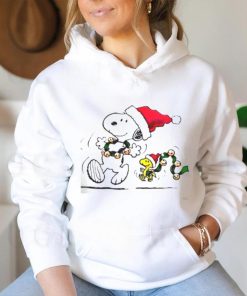 Santa Snoopy Christmas cartoon shirt