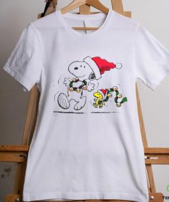 Santa Snoopy Christmas cartoon hoodie, sweater, longsleeve, shirt v-neck, t-shirt