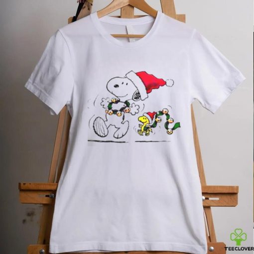 Santa Snoopy Christmas cartoon hoodie, sweater, longsleeve, shirt v-neck, t-shirt