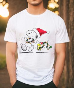 Santa Snoopy Christmas cartoon hoodie, sweater, longsleeve, shirt v-neck, t-shirt