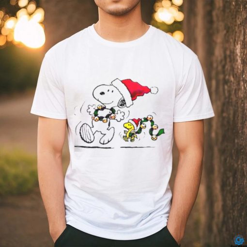 Santa Snoopy Christmas cartoon hoodie, sweater, longsleeve, shirt v-neck, t-shirt