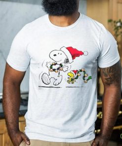 Santa Snoopy Christmas cartoon hoodie, sweater, longsleeve, shirt v-neck, t-shirt