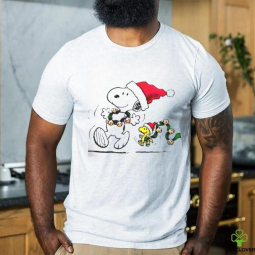 Santa Snoopy Christmas cartoon hoodie, sweater, longsleeve, shirt v-neck, t-shirt