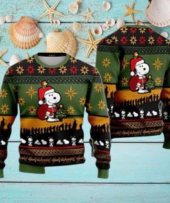 Santa Snoopy Ugly Christmas Sweater Gift For Men And Women