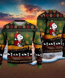 Santa Snoopy Ugly Christmas Sweater Gift For Men And Women